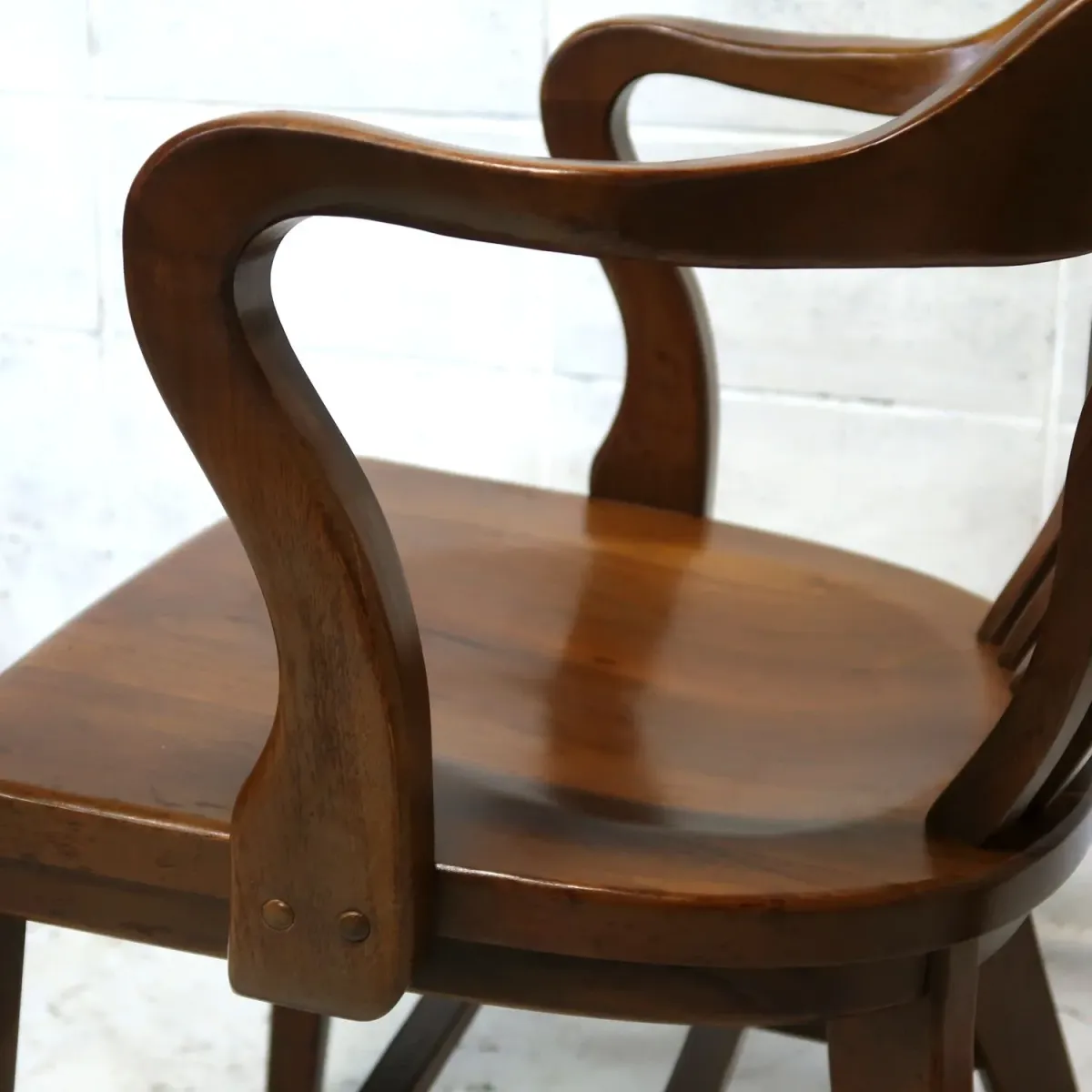 アンティーク ウッド アームチェア