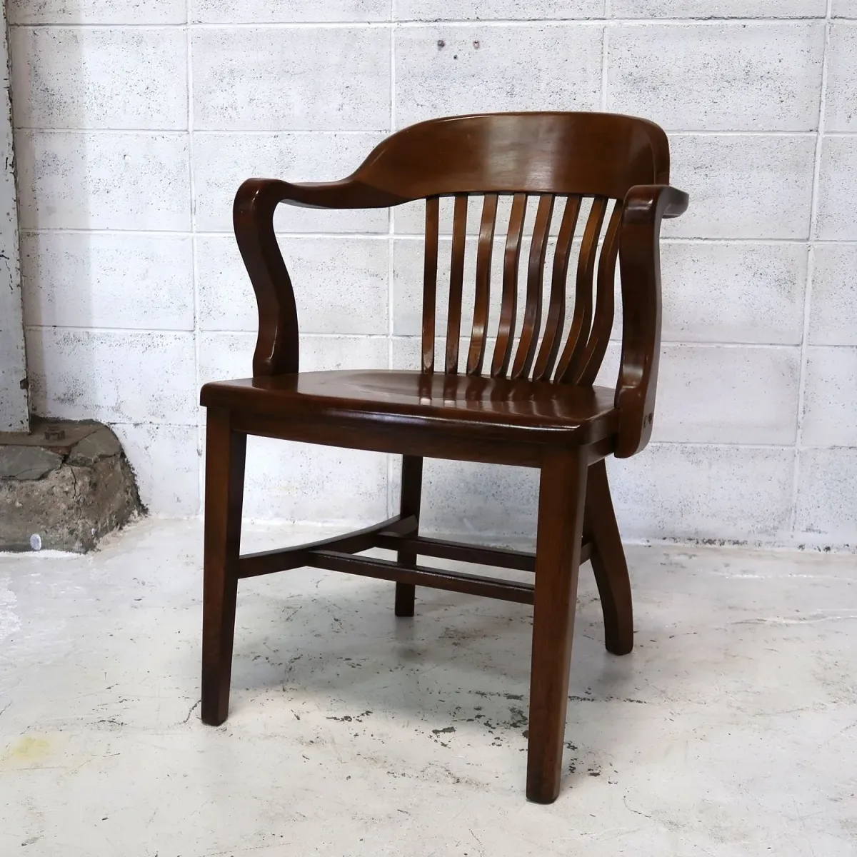 アンティーク ウッド アームチェア