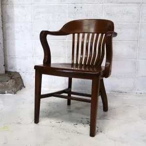 アンティーク ウッド アームチェア