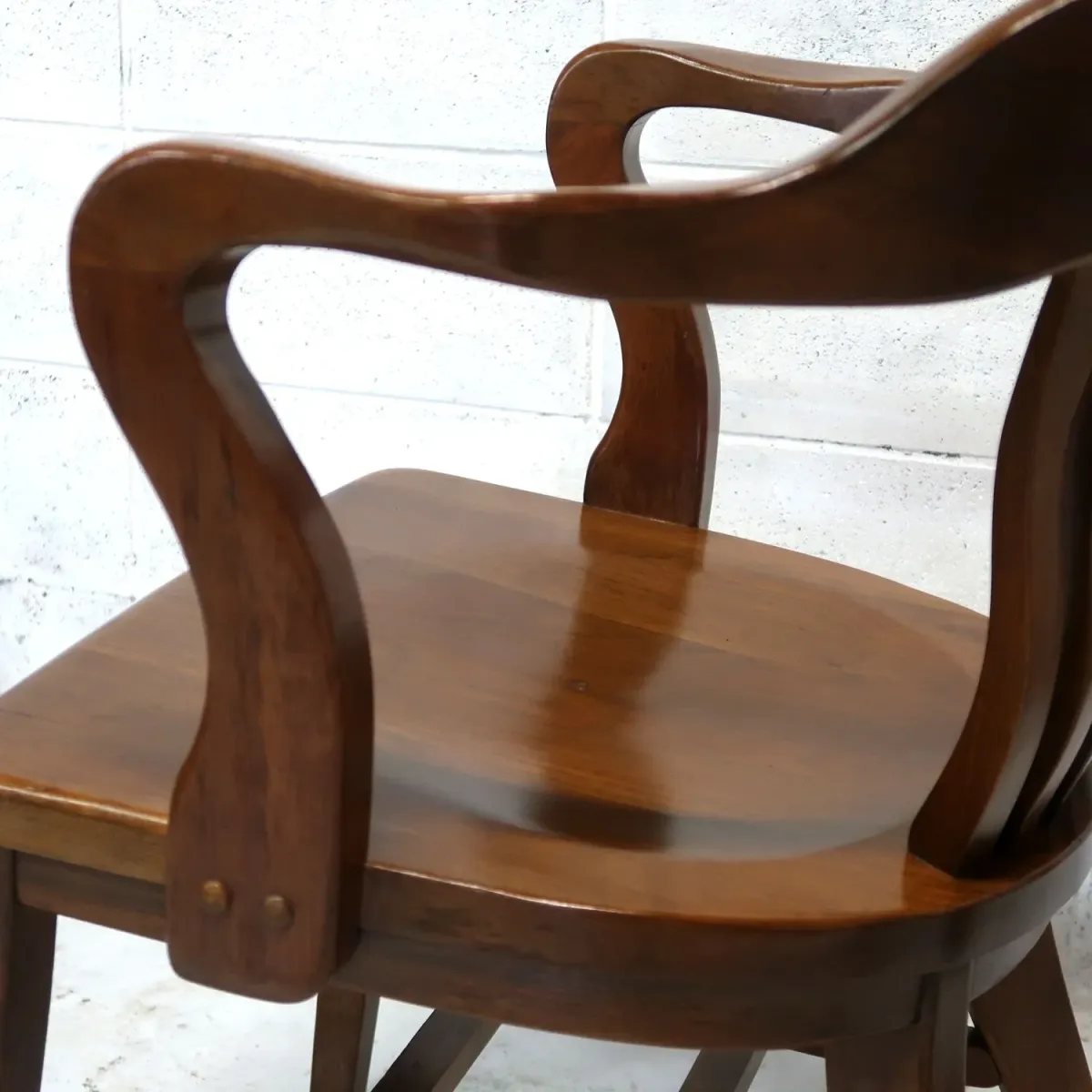 アンティーク ウッド アームチェア