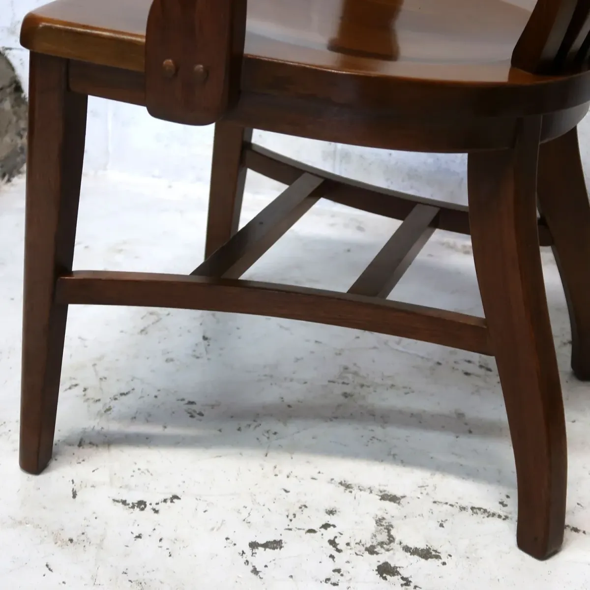 アンティーク ウッド アームチェア