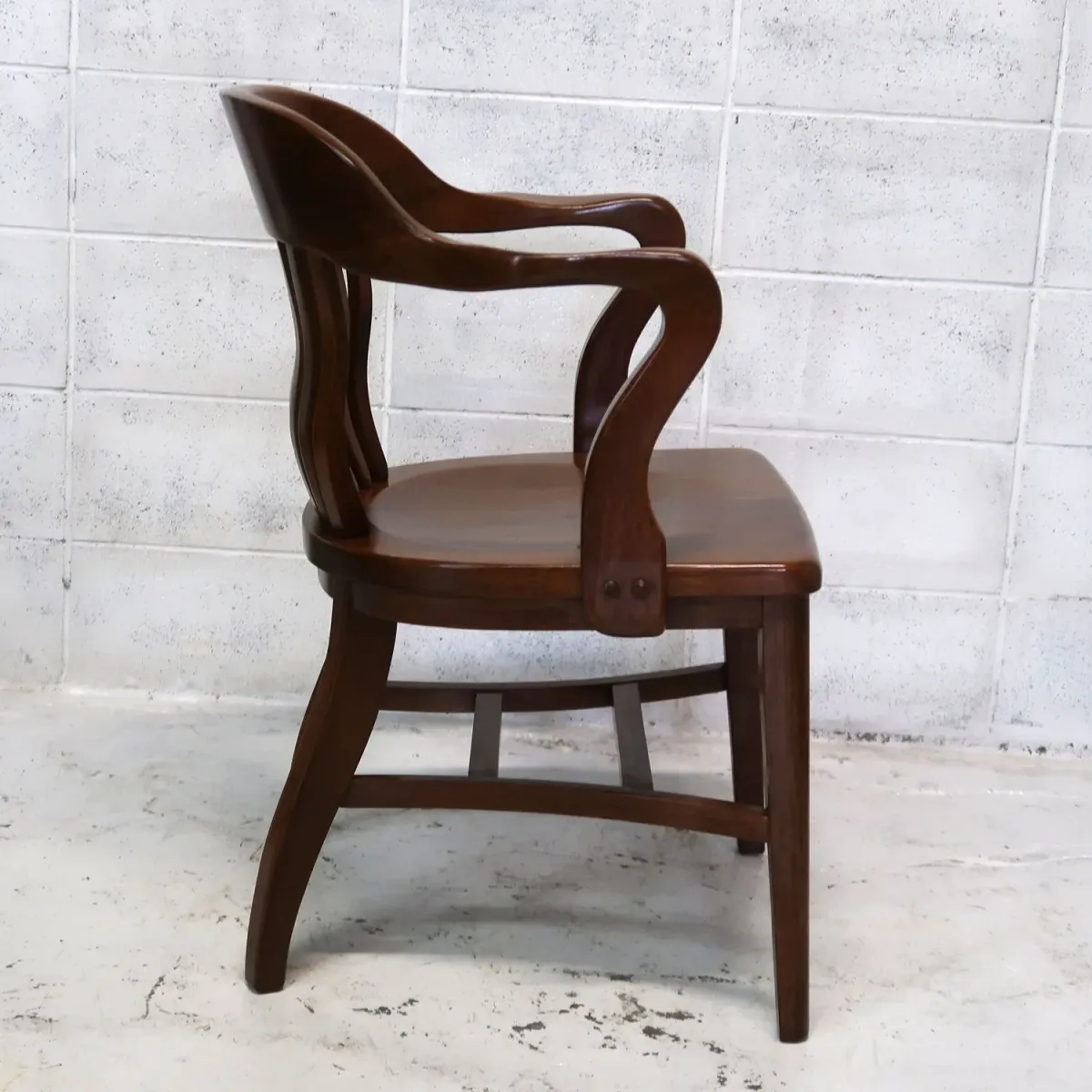 アンティーク ウッド アームチェア