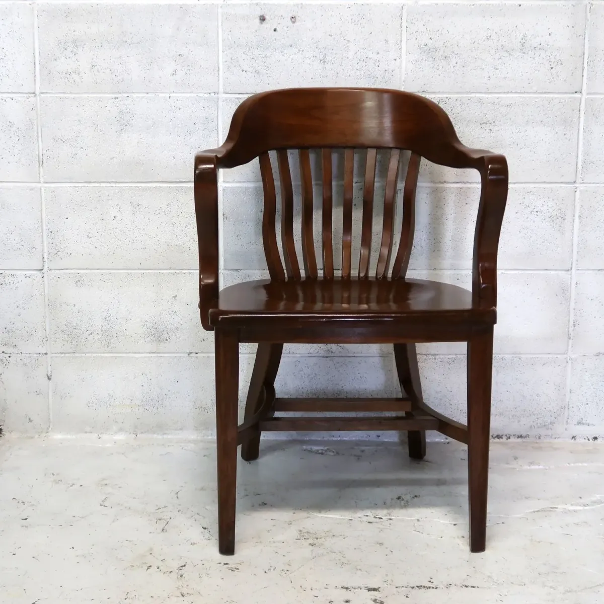 アンティーク ウッド アームチェア