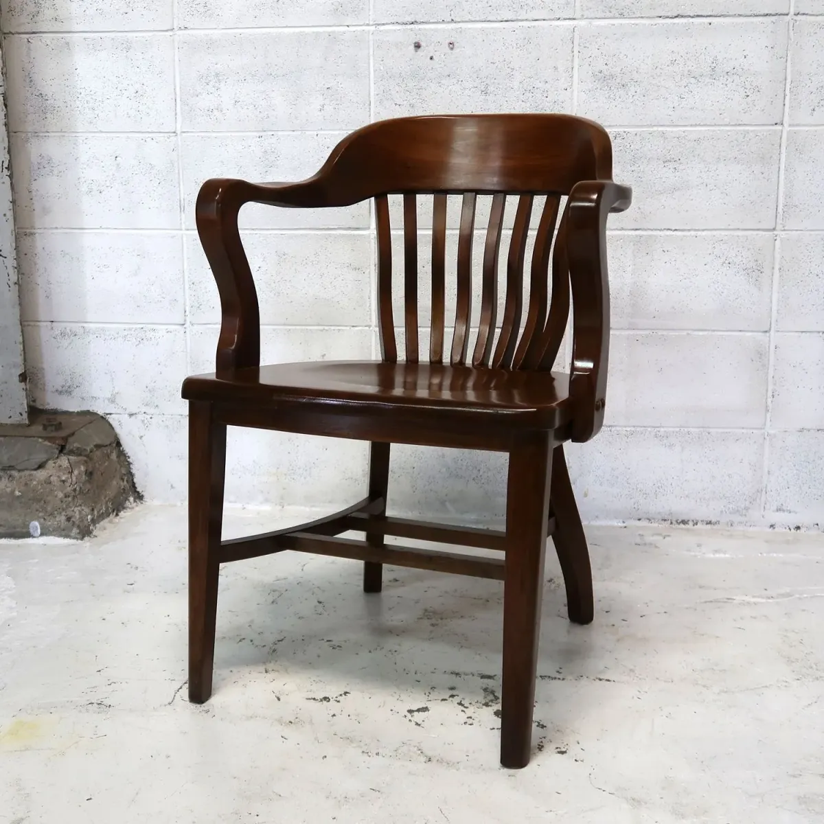 アンティーク ウッド アームチェア
