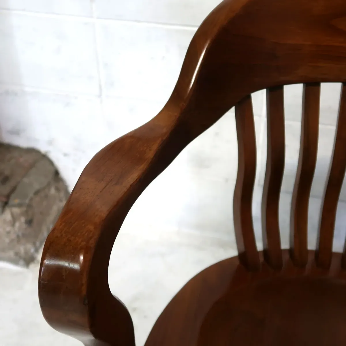 アンティーク ウッド アームチェア