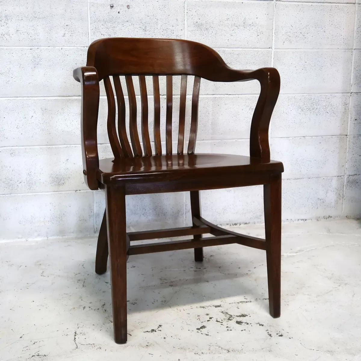 アンティーク ウッド アームチェア