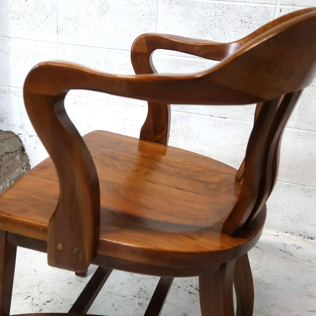 アンティーク ウッド アームチェア