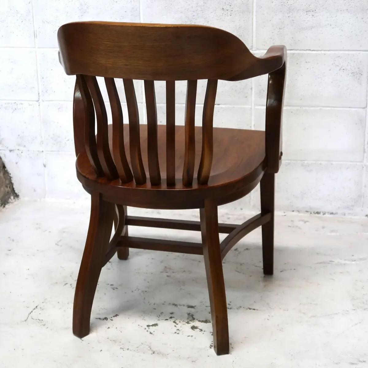 アンティーク ウッド アームチェア