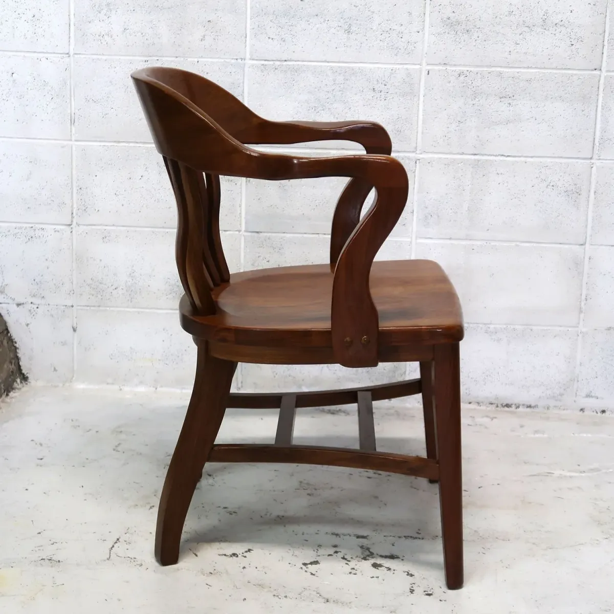 アンティーク ウッド アームチェア