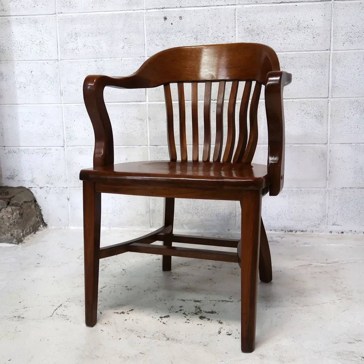 アンティーク ウッド アームチェア