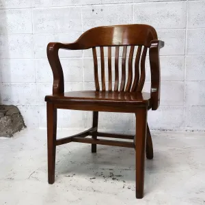アンティーク ウッド アームチェア