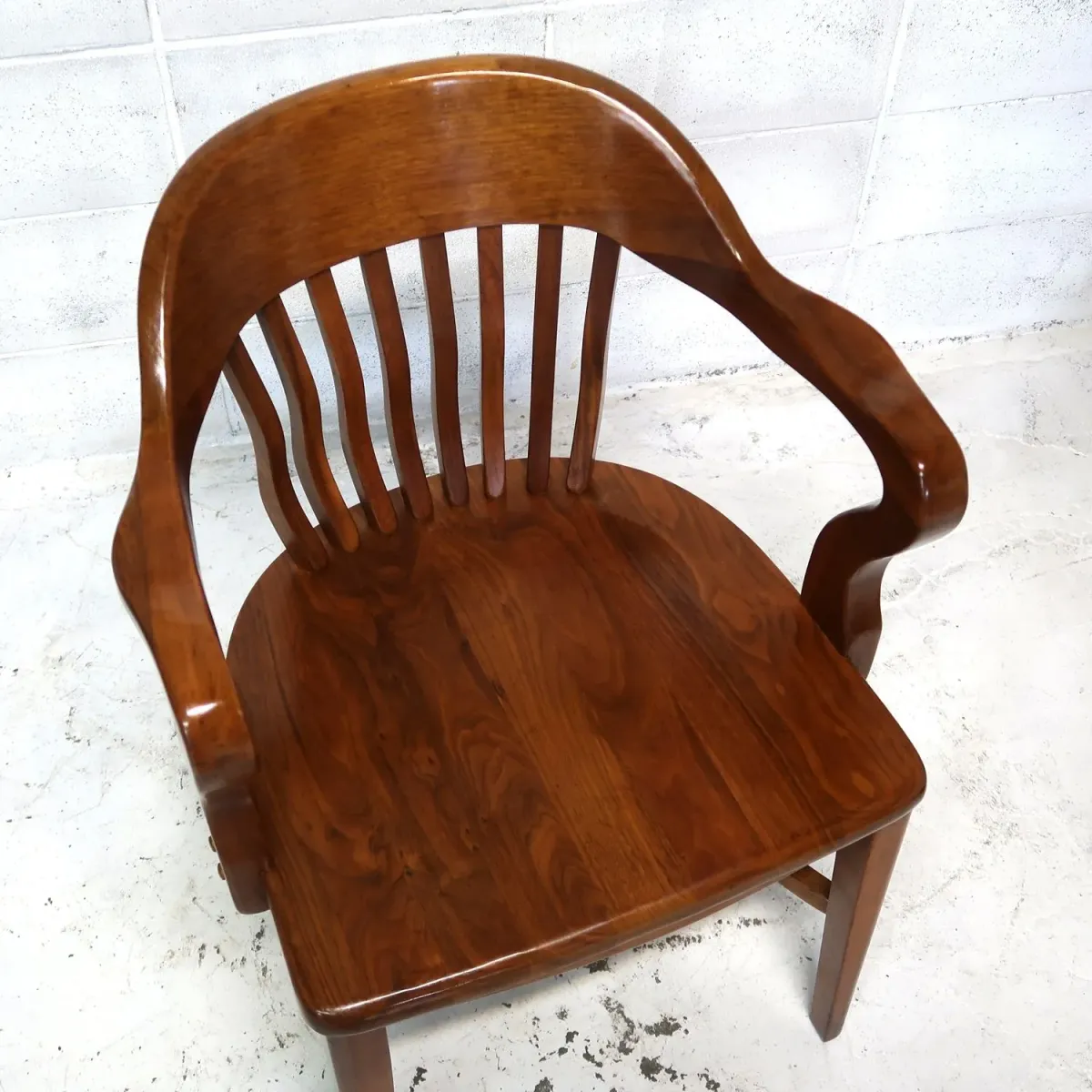 アンティーク ウッド アームチェア