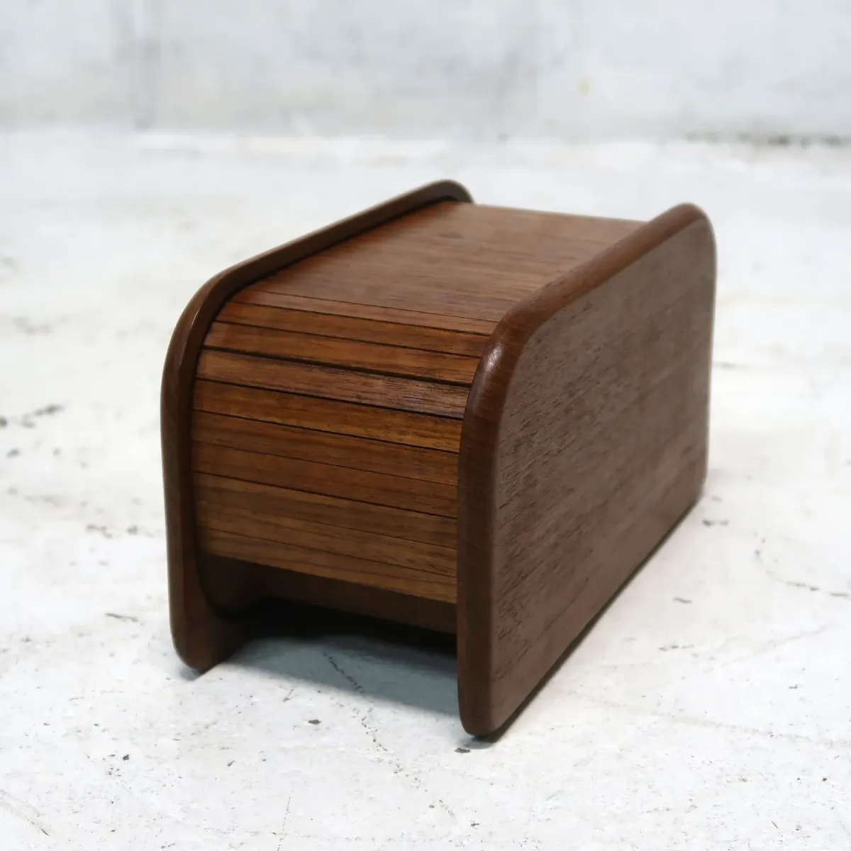 ビンテージ ロールトップ ウッドボックス