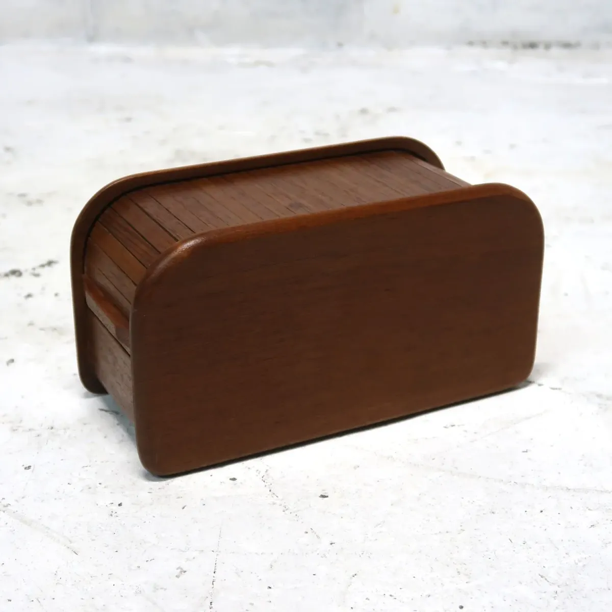 ビンテージ ロールトップ ウッドボックス