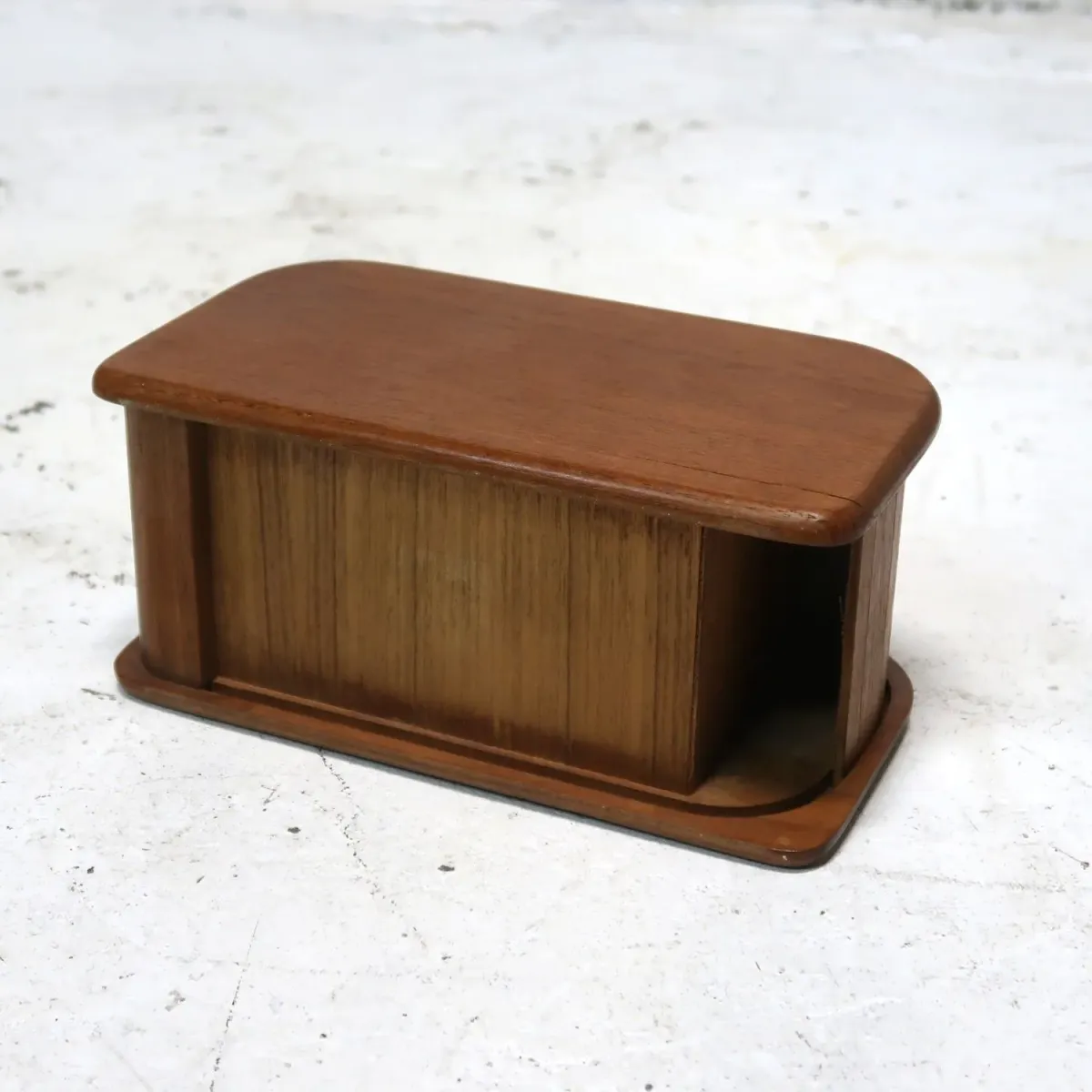 ビンテージ ロールトップ ウッドボックス