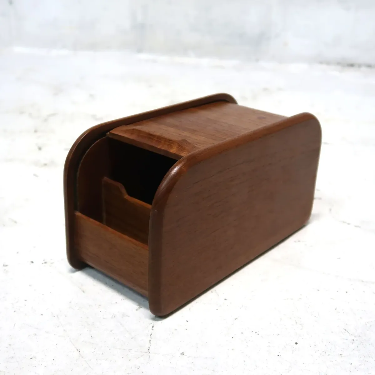 ビンテージ ロールトップ ウッドボックス