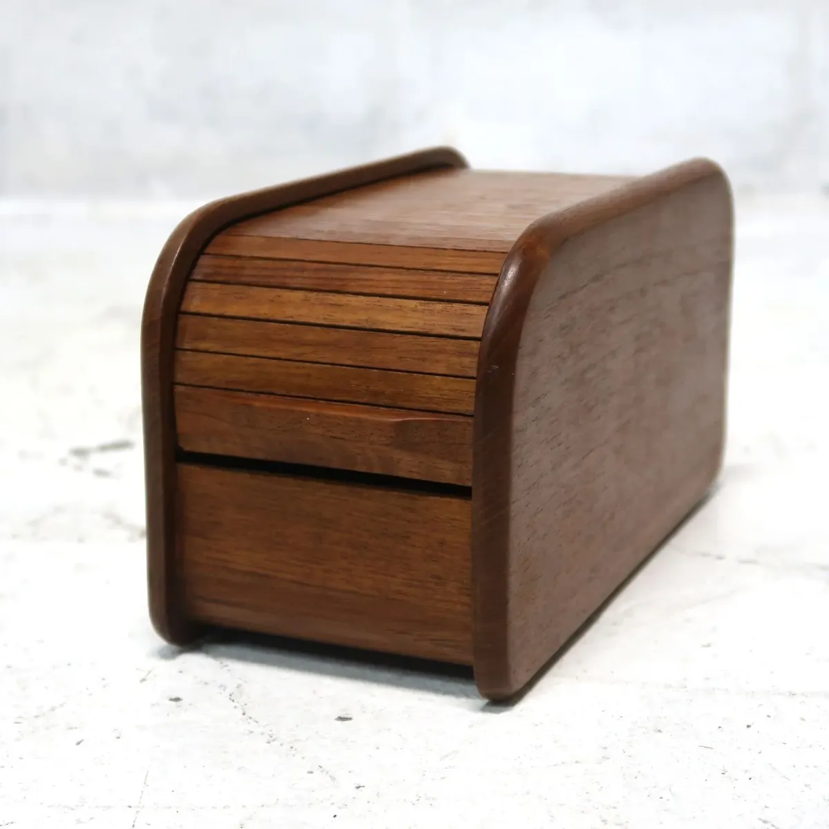 ビンテージ ロールトップ ウッドボックス