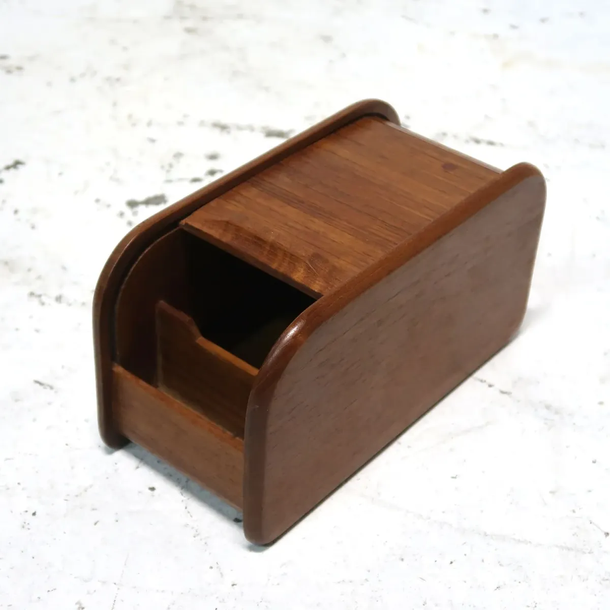 ビンテージ ロールトップ ウッドボックス