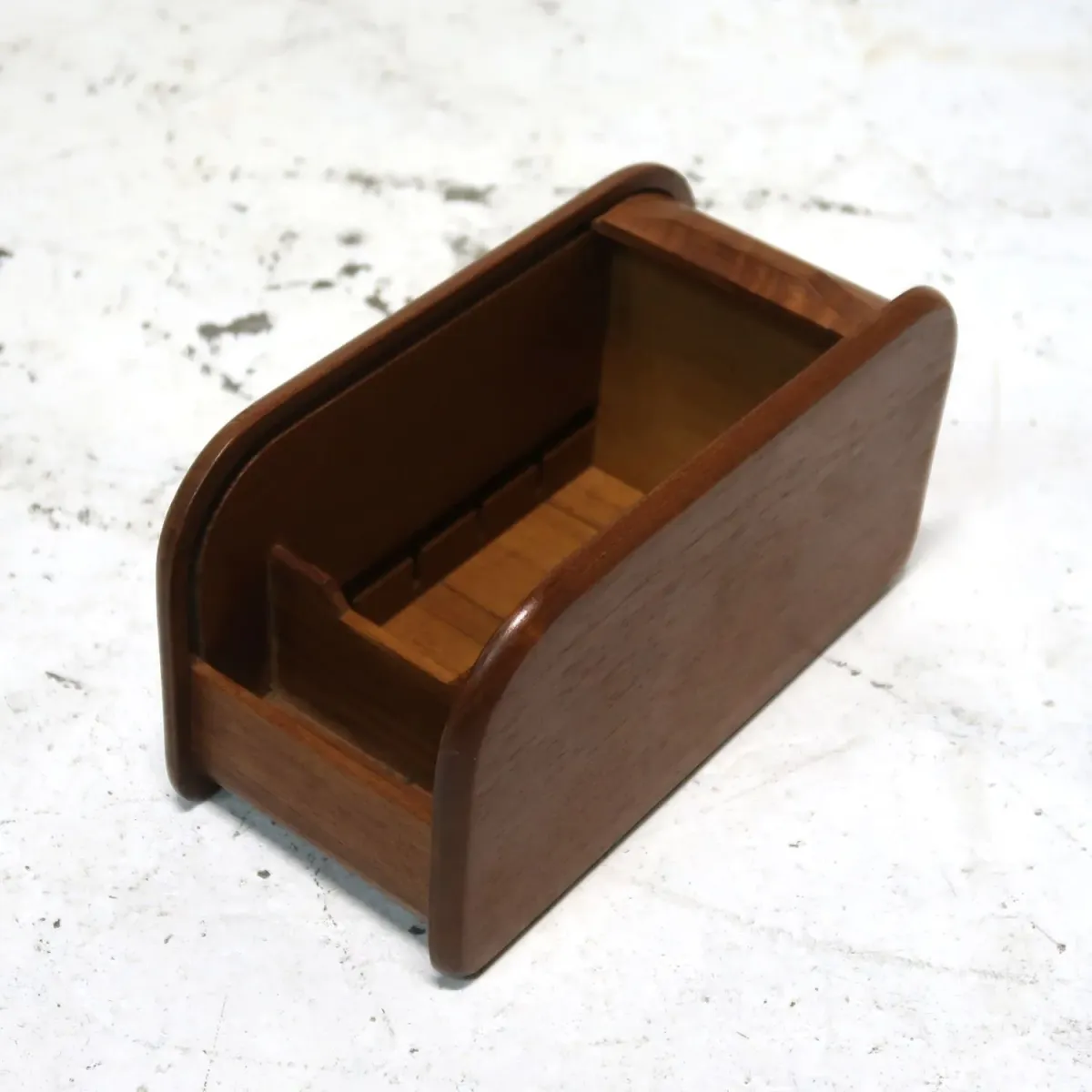 ビンテージ ロールトップ ウッドボックス