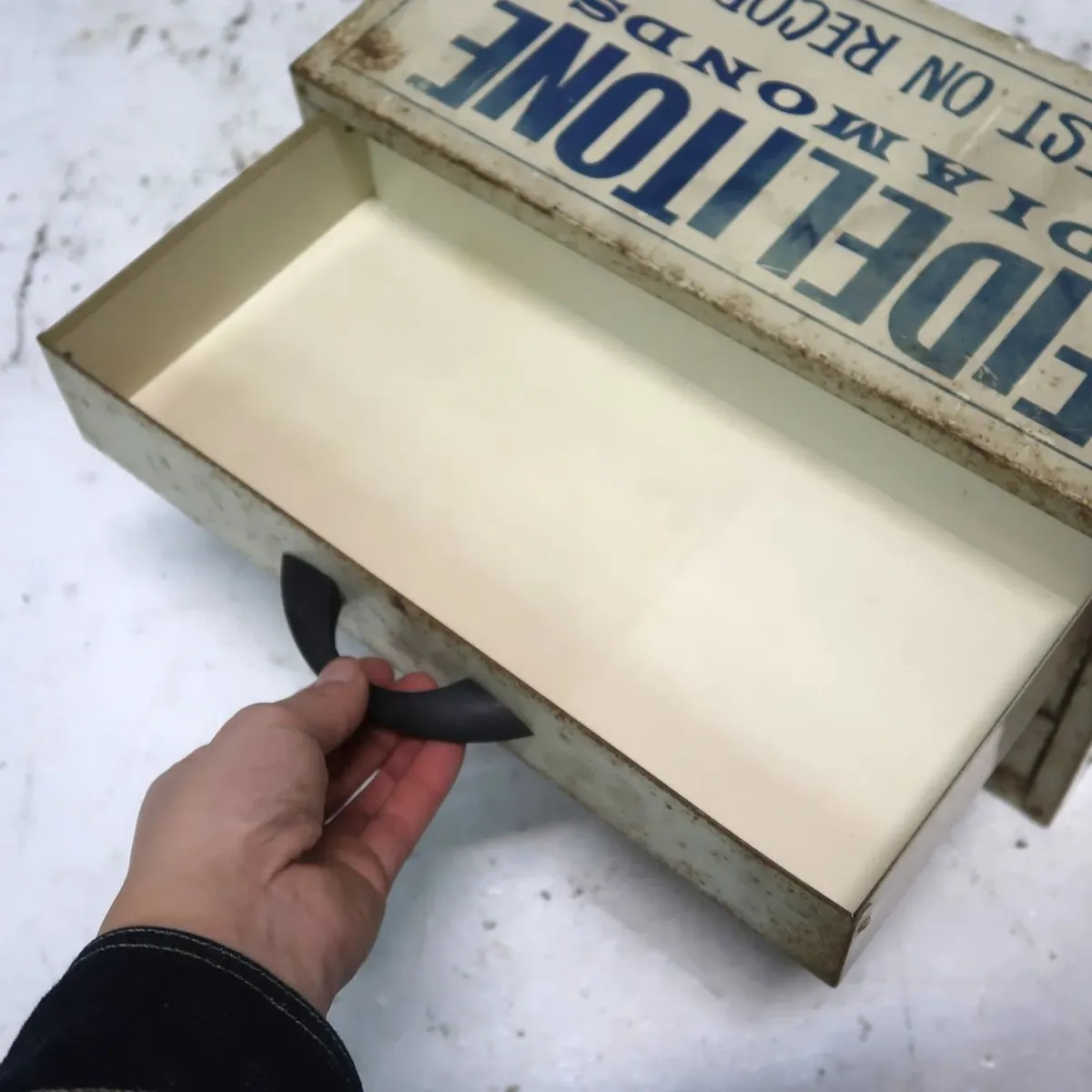 FIDELITONE ビンテージ メタルキャビネット