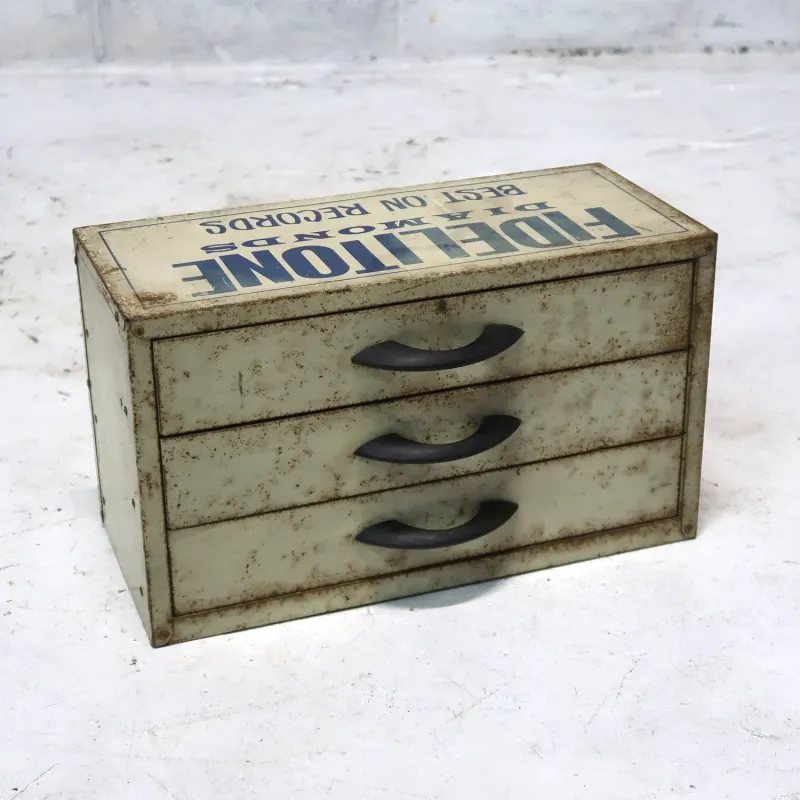 FIDELITONE ビンテージ メタルキャビネット