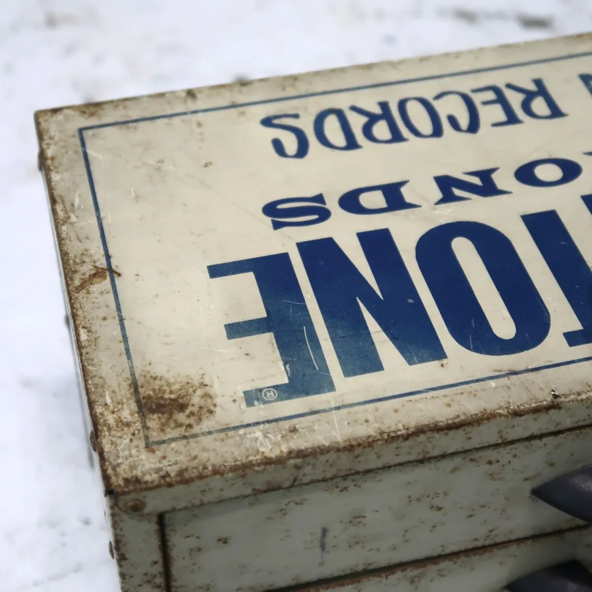 FIDELITONE ビンテージ メタルキャビネット