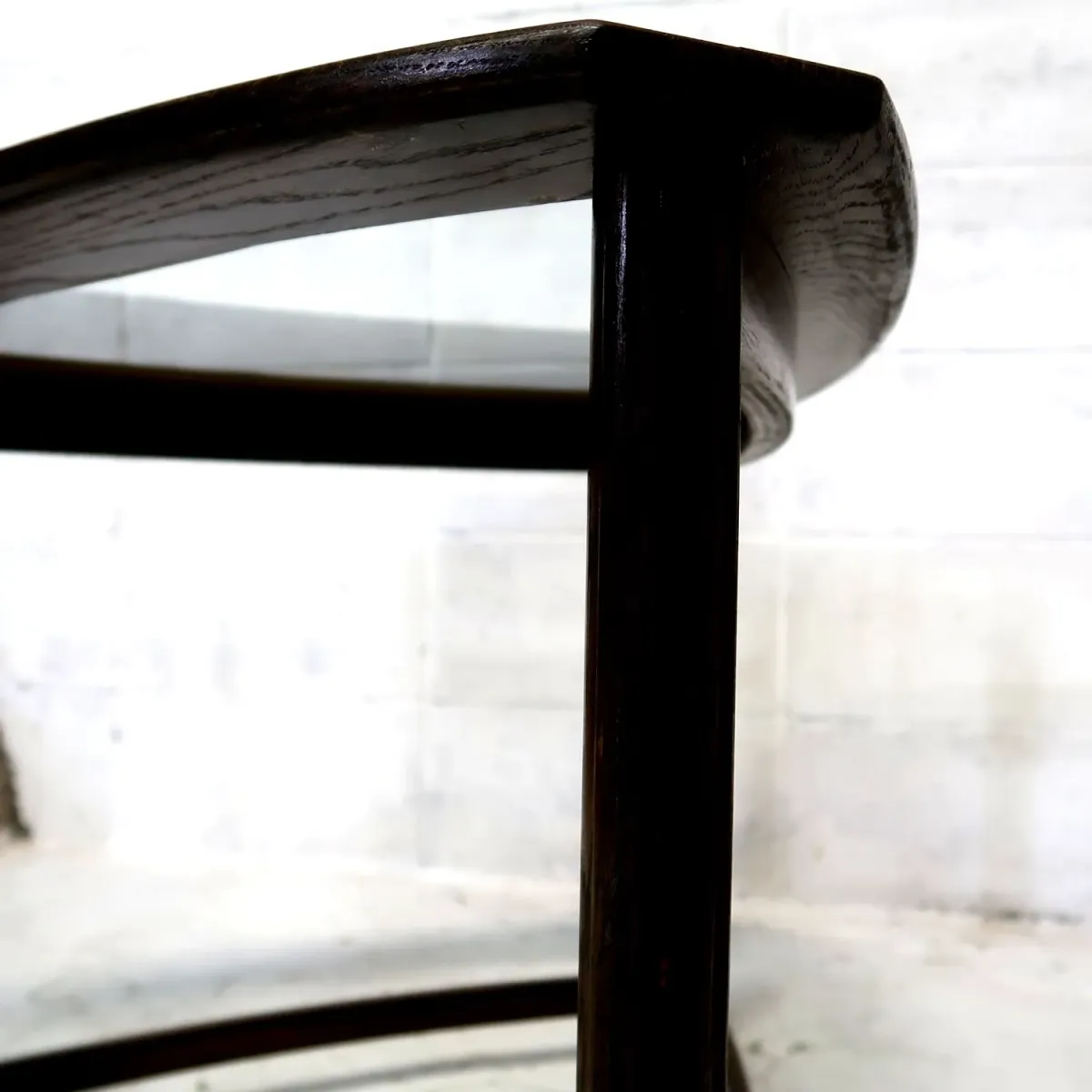 HERITAGE アンティーク ネストテーブル ガラストップ