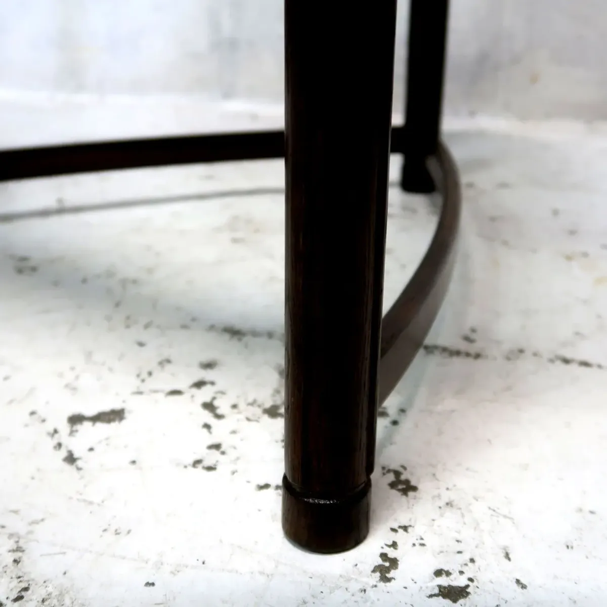 HERITAGE アンティーク ネストテーブル ガラストップ