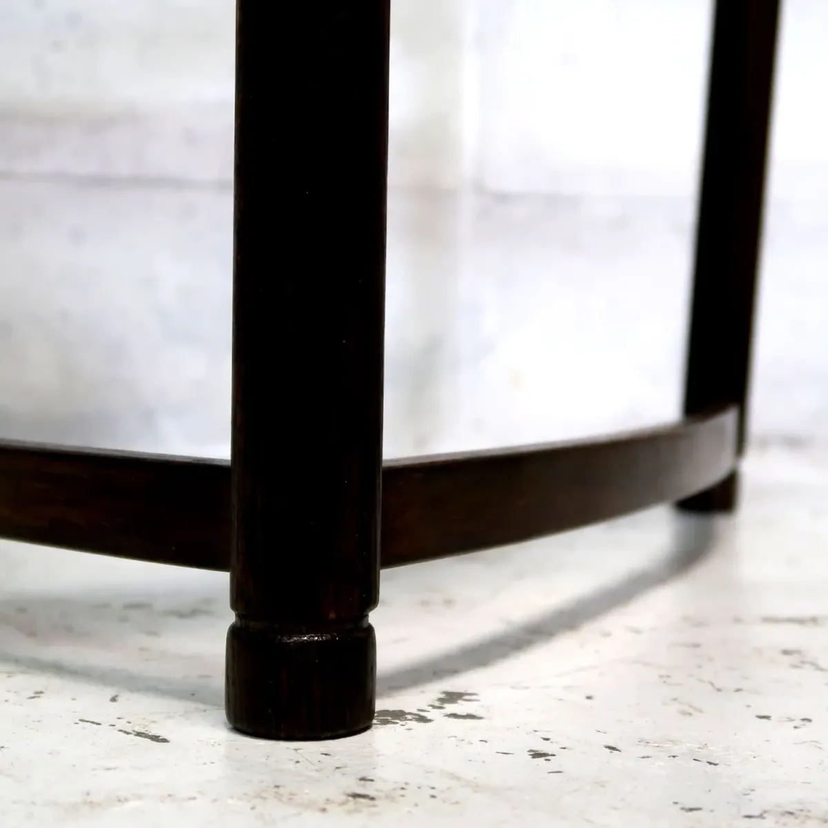 HERITAGE アンティーク ネストテーブル ガラストップ