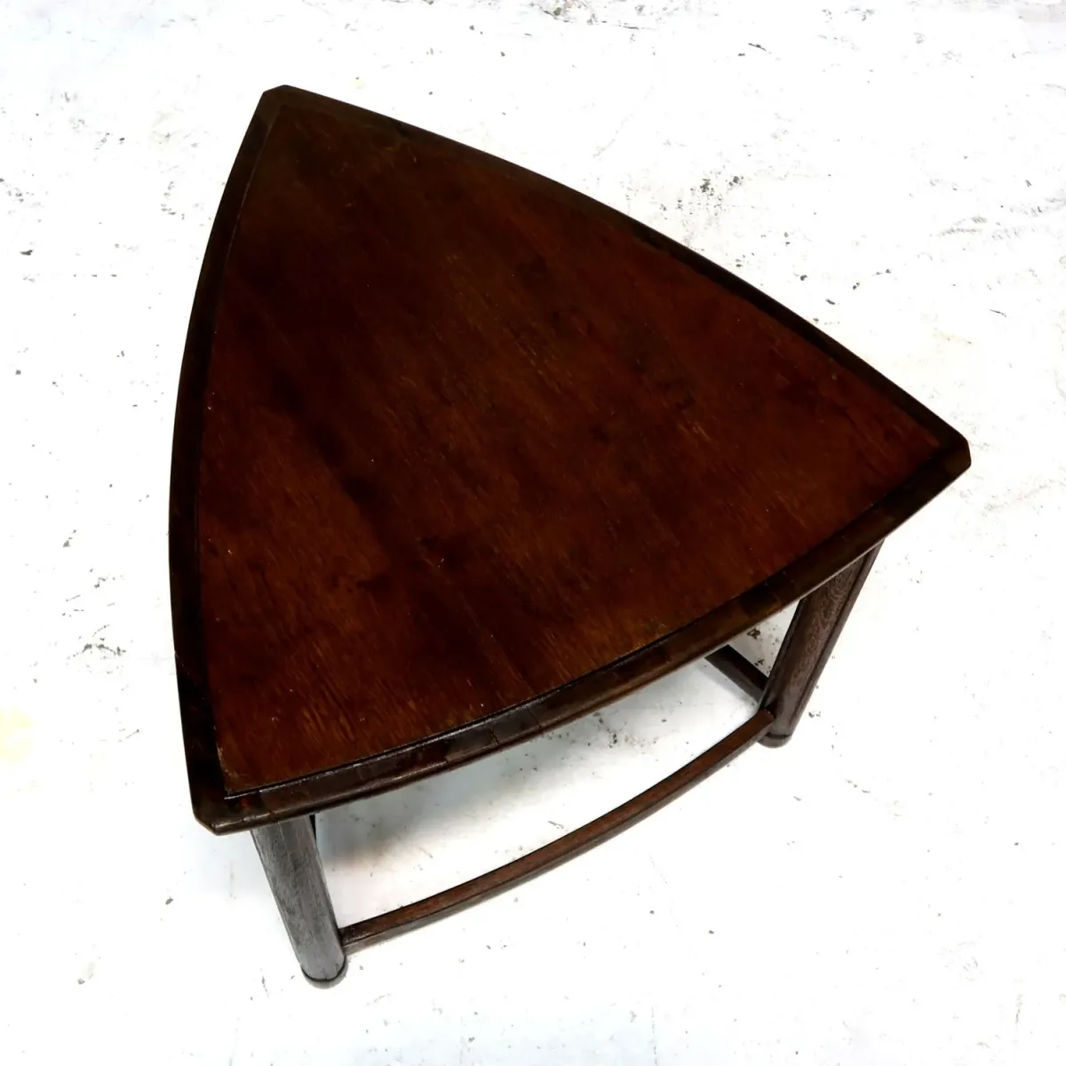 HERITAGE アンティーク ネストテーブル ガラストップ