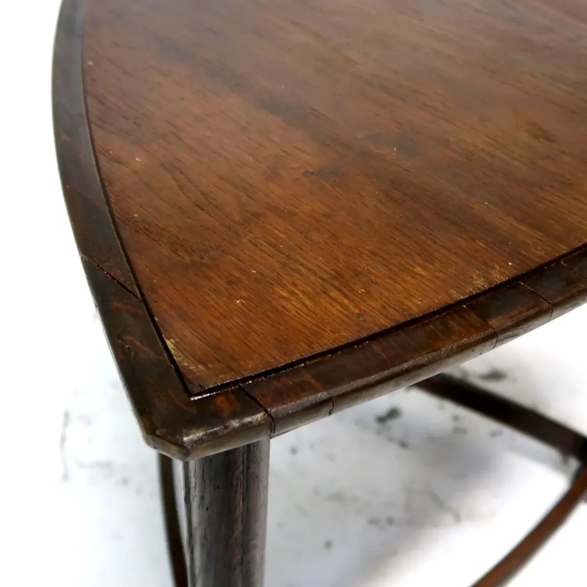 HERITAGE アンティーク ネストテーブル ガラストップ