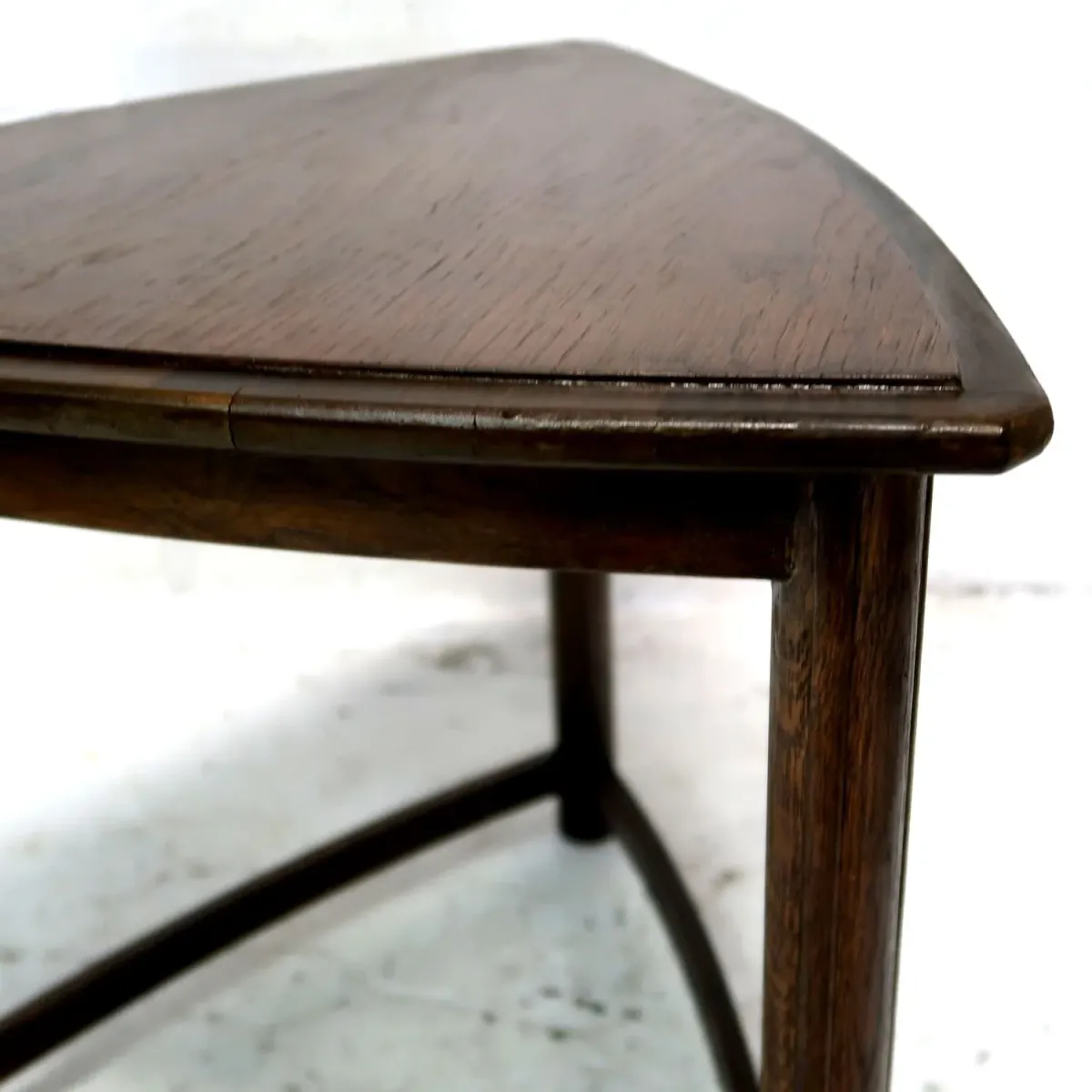 HERITAGE アンティーク ネストテーブル ガラストップ