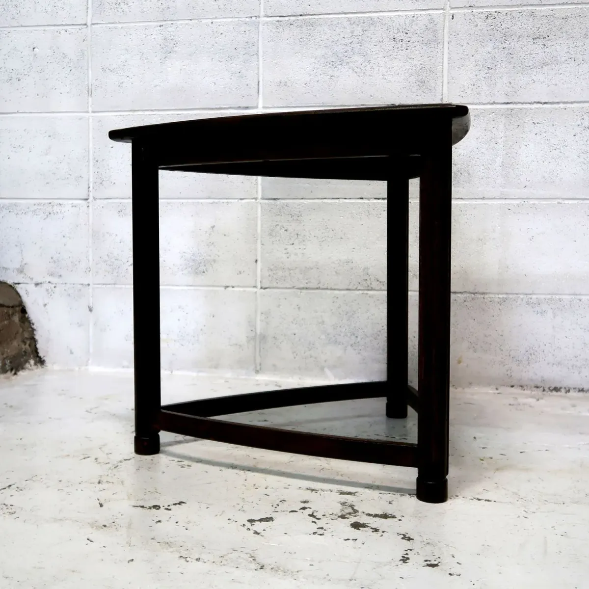 HERITAGE アンティーク ネストテーブル ガラストップ