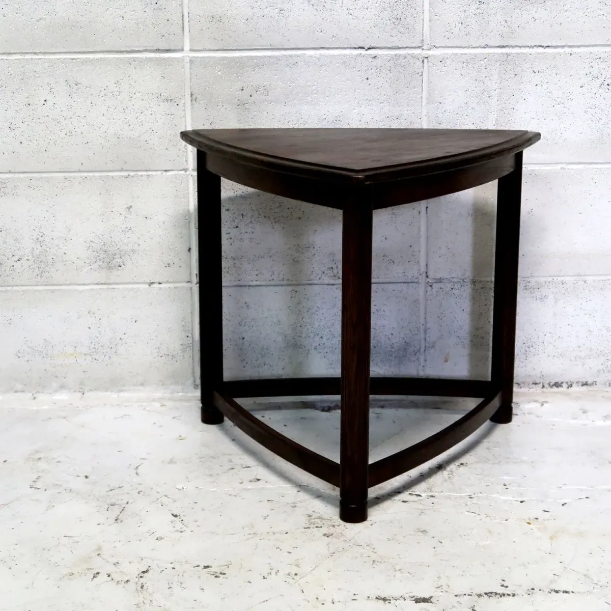 HERITAGE アンティーク ネストテーブル ガラストップ