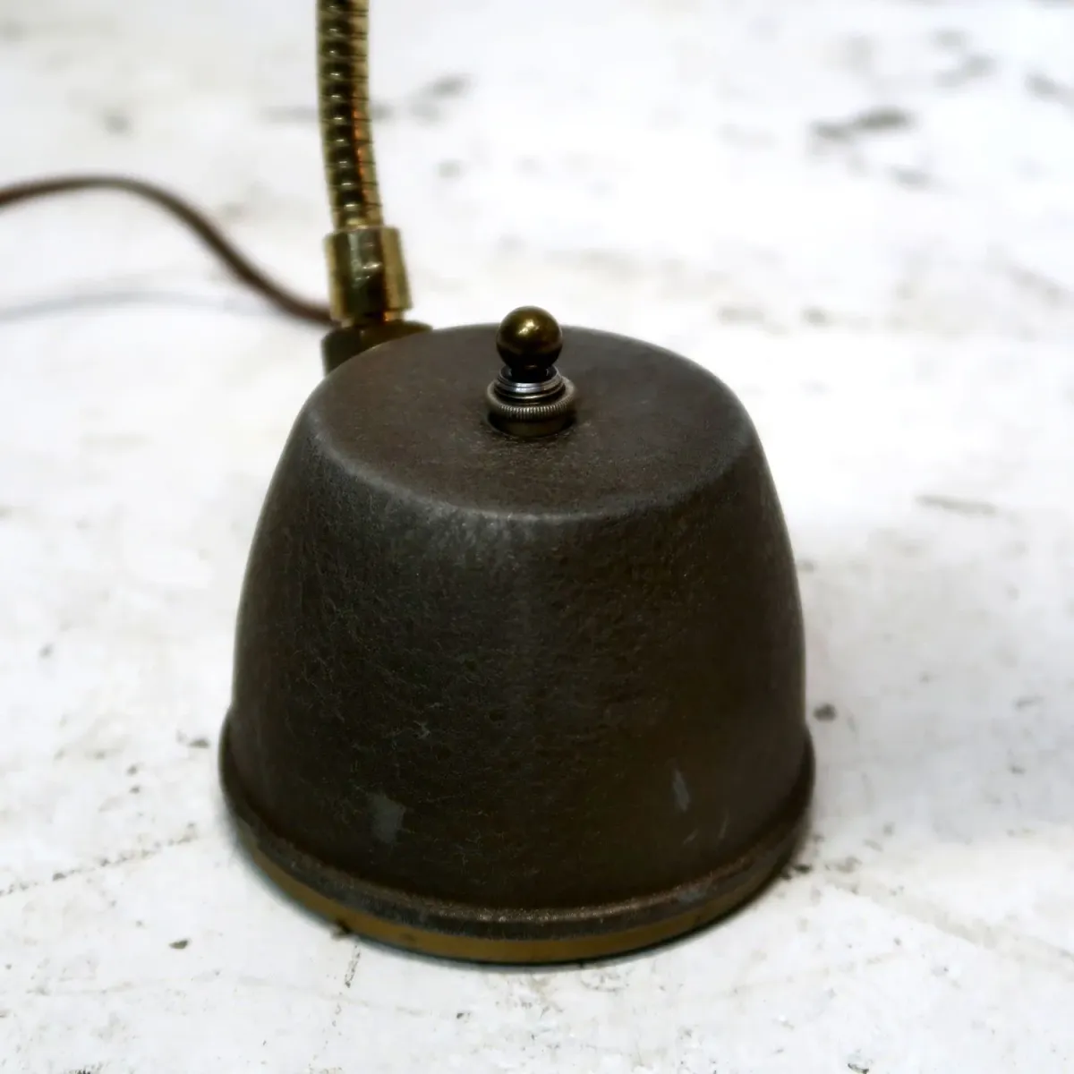 EAGLE ビンテージ ポータブル デスクランプ グースネック