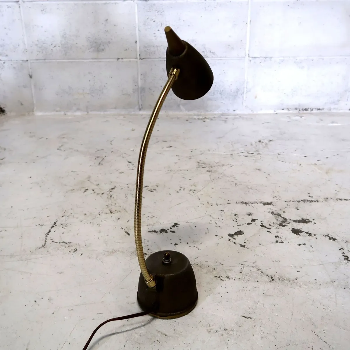 EAGLE ビンテージ ポータブル デスクランプ グースネック