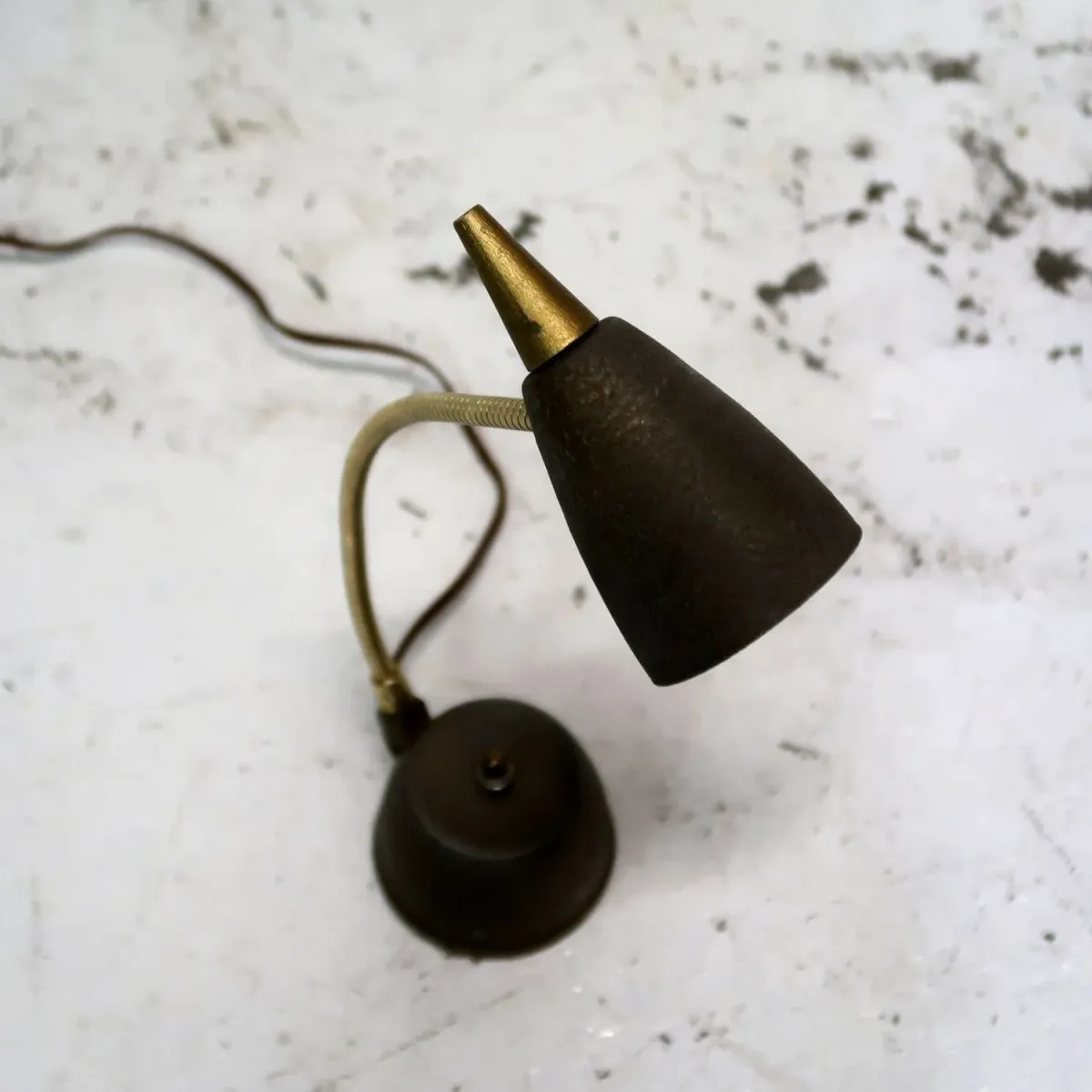 EAGLE ビンテージ ポータブル デスクランプ グースネック