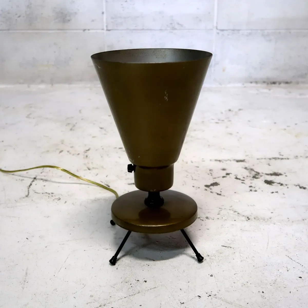 50's ミッドセンチュリー テーブルランプ アッパーランプ