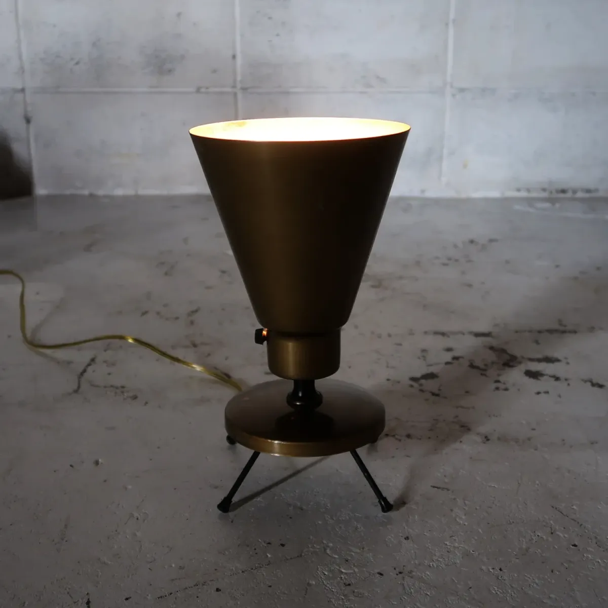 50's ミッドセンチュリー テーブルランプ アッパーランプ