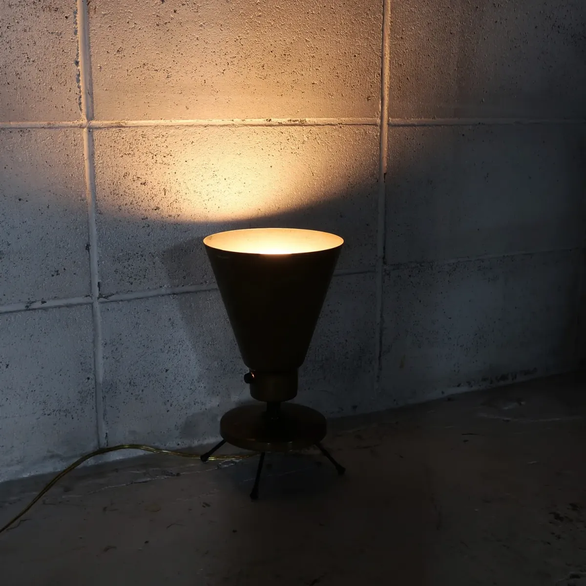 50's ミッドセンチュリー テーブルランプ アッパーランプ