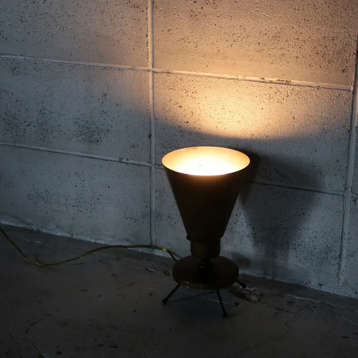 50's ミッドセンチュリー テーブルランプ アッパーランプ