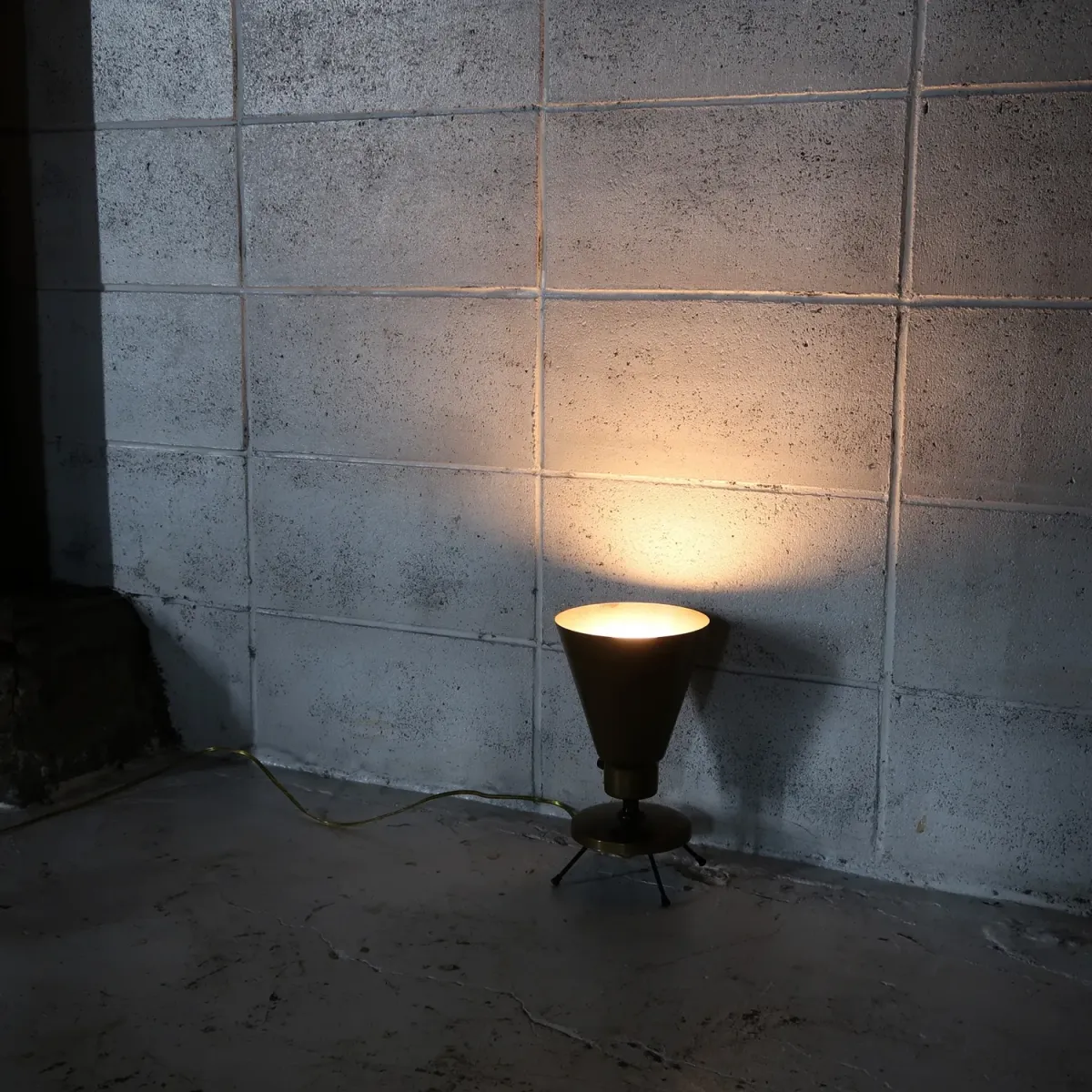 50's ミッドセンチュリー テーブルランプ アッパーランプ