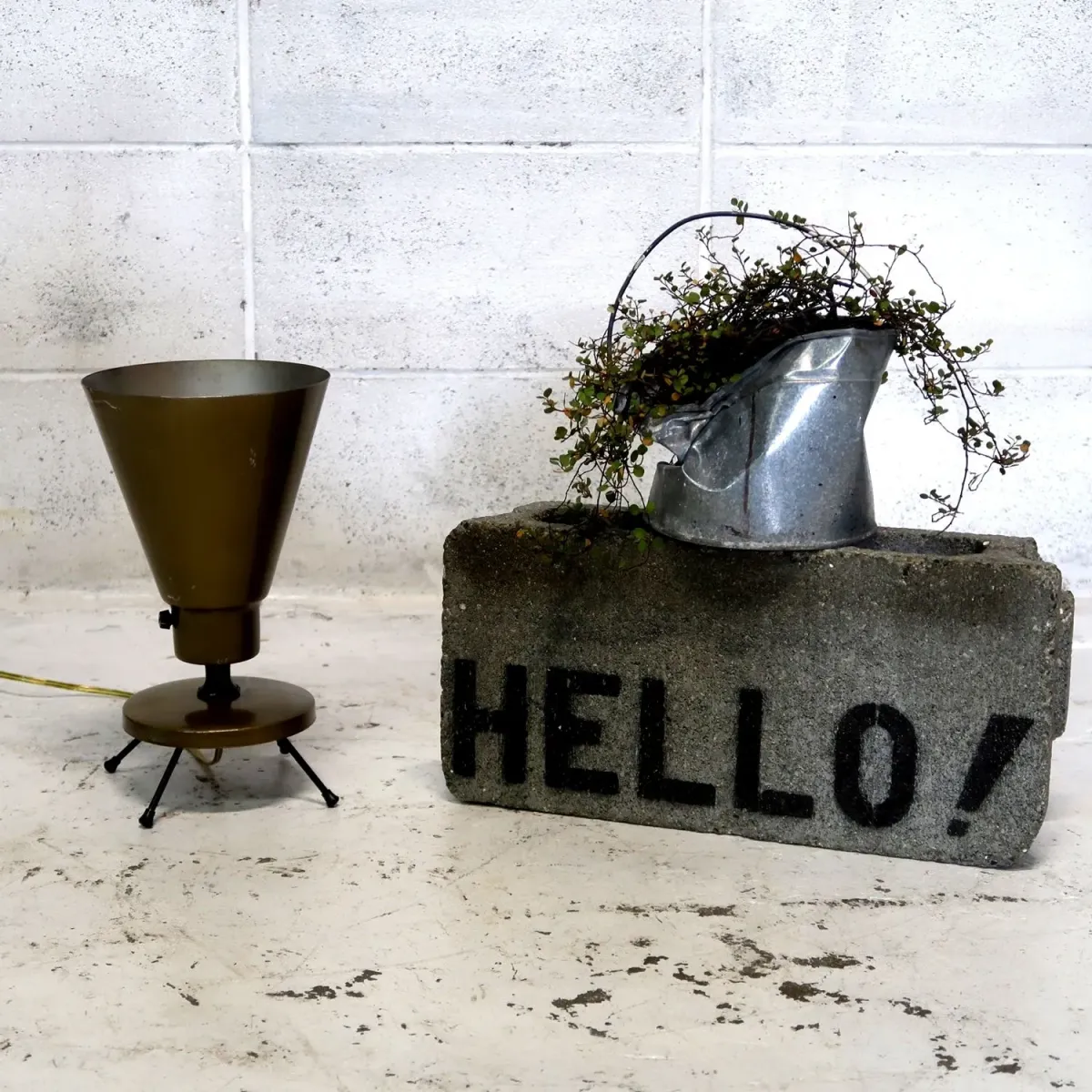 50's ミッドセンチュリー テーブルランプ アッパーランプ