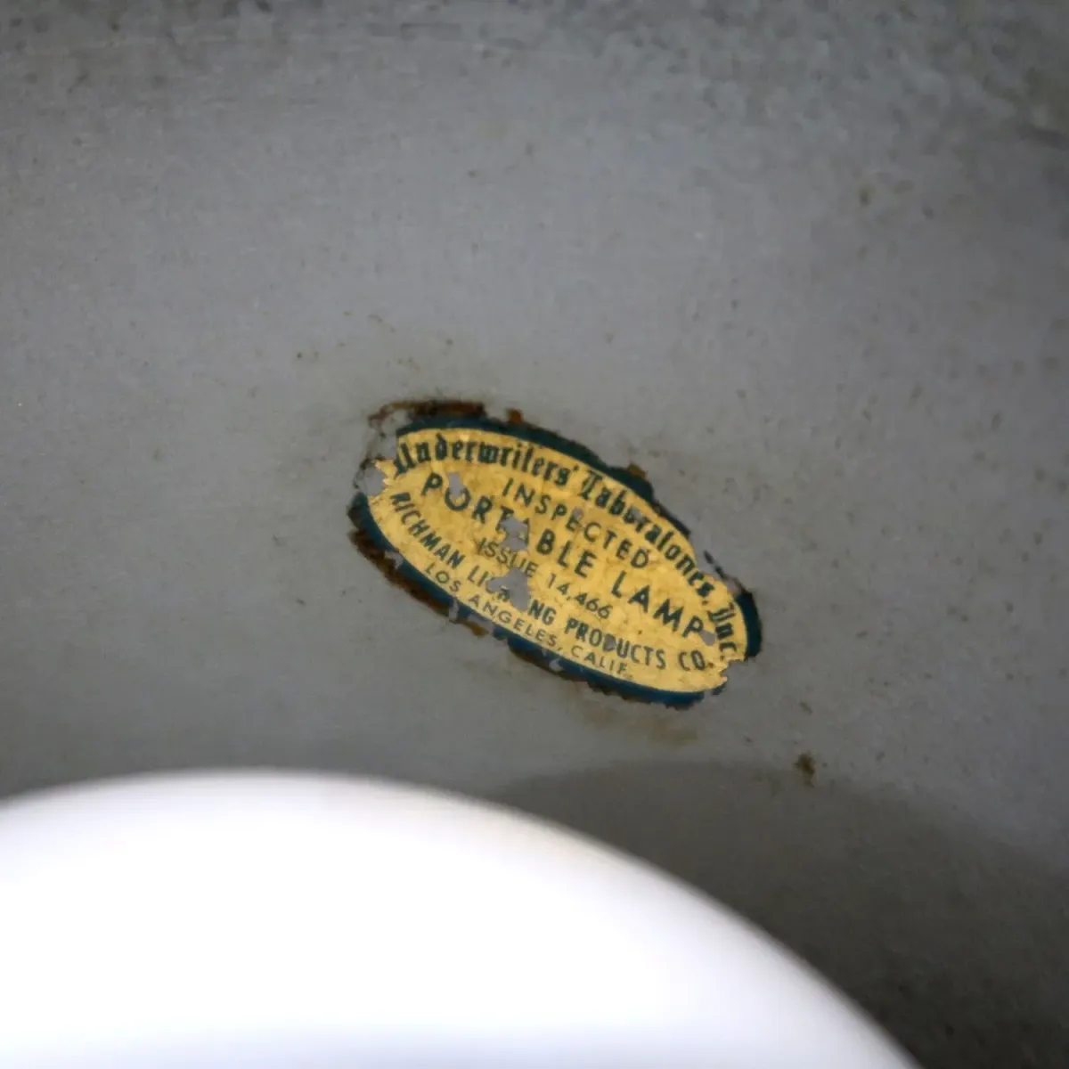 50's ミッドセンチュリー テーブルランプ アッパーランプ