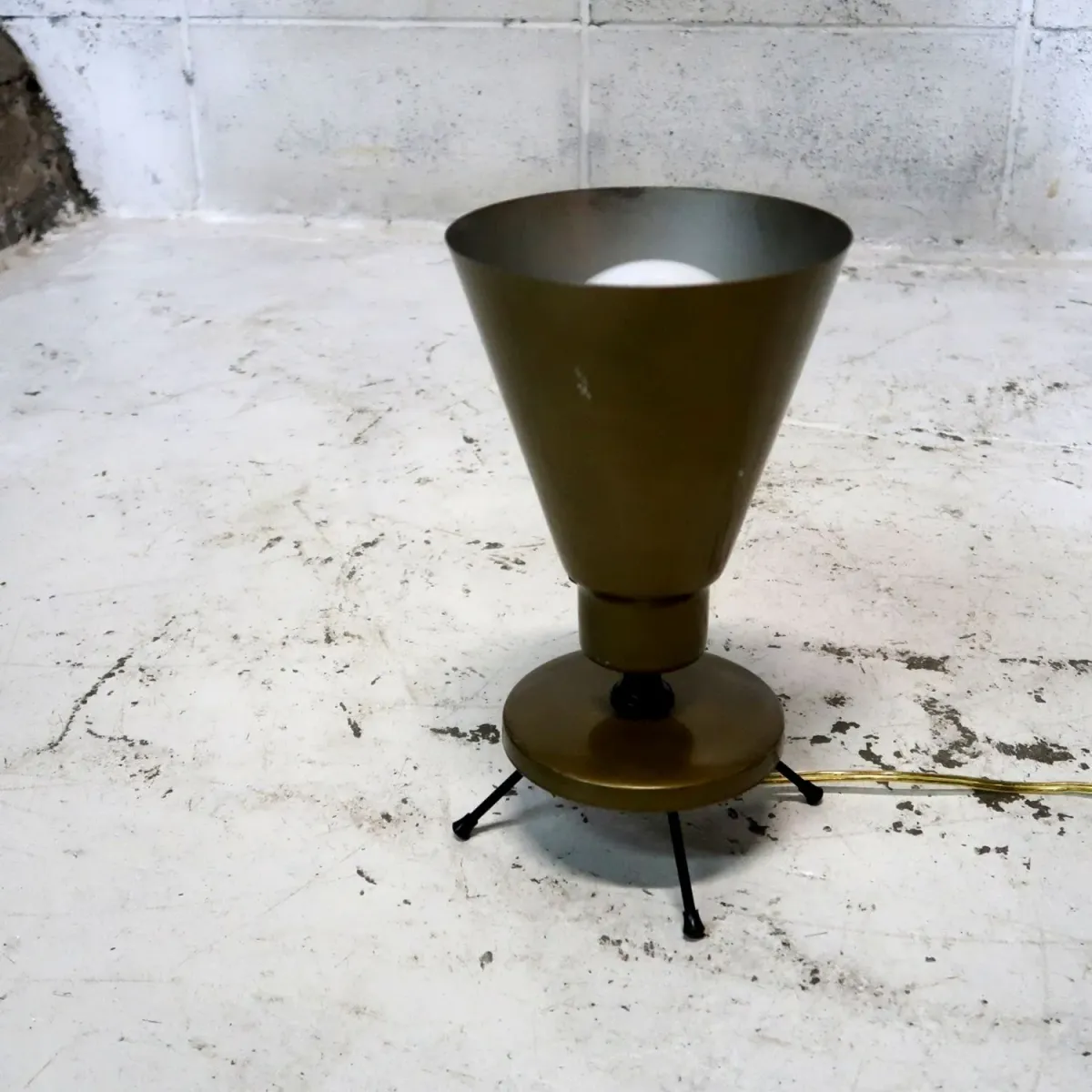 50's ミッドセンチュリー テーブルランプ アッパーランプ