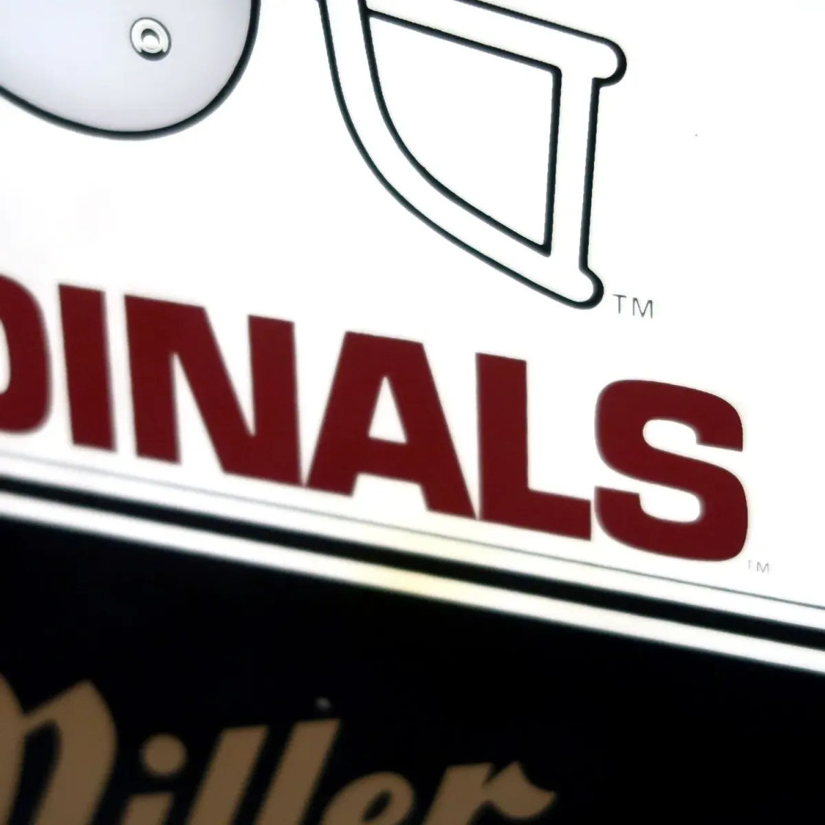 Arizona Cardinals×Miller Beer ビンテージ パブミラー