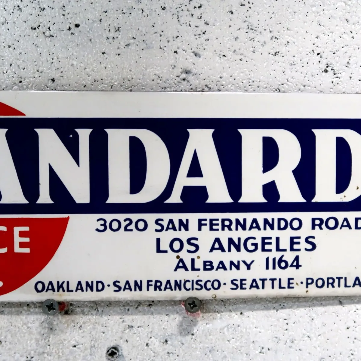 STANDARD FENCE CO. ビンテージ ホーローサイン