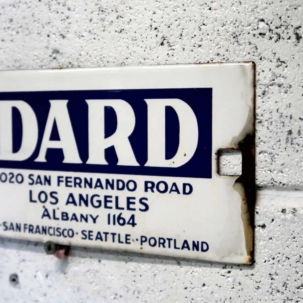 STANDARD FENCE CO. ビンテージ ホーローサイン