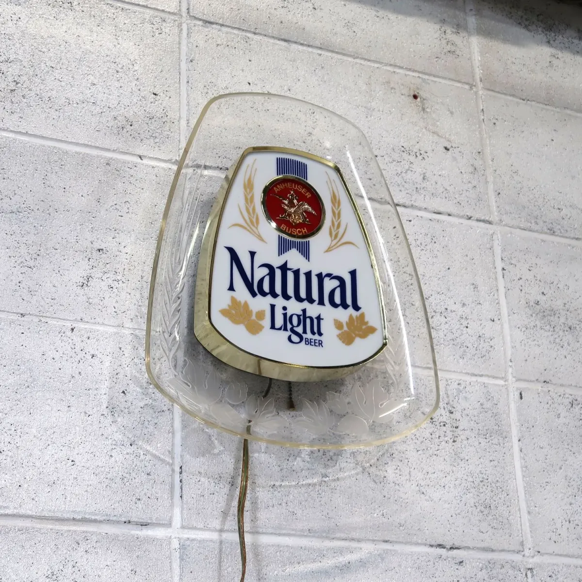 Natural Light ビンテージ ライトサイン デッドストック