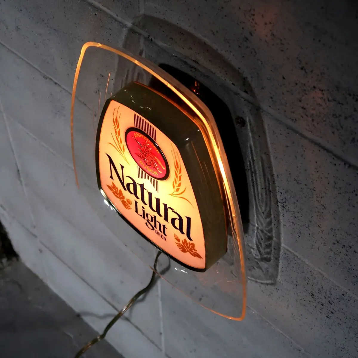 Natural Light ビンテージ ライトサイン デッドストック